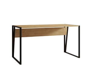 Birou maro/negru din metal 70x140 cm Cunda The Home Collection
