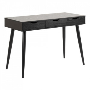 Birou negru din metal 50x110 cm Neptun Quiet Object