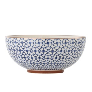 Bol albastru din ceramica 2 L Karine Bloomingville