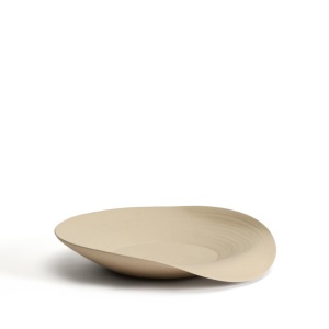 Bol decorativ bej din ceramica 40 cm Ebenor Kave Home