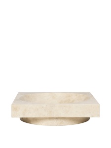 Bol decorativ bej din piatra 27x27 cm Hew Ferm Living