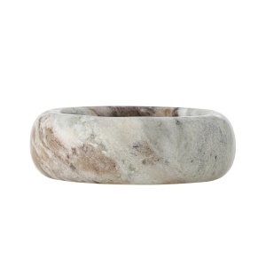 Bol decorativ gri din marmura 15 cm Indah Bloomingville