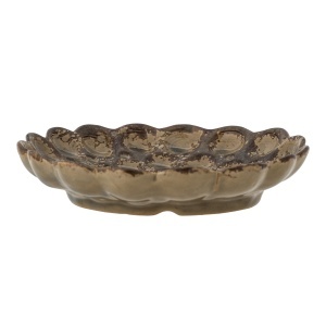 Bol decorativ maro din ceramica 18 cm Oyu Creative Collection