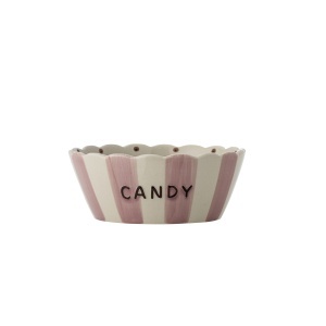 Bol multicolor din ceramica 17 cm Chip Candy Rose Bloomingville