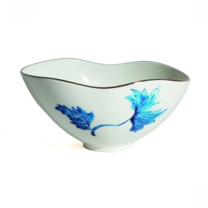 Bol pentru salata multicolor din ceramica 18x18 cm Chinese Leaves Seletti