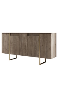 Bufet inferior maro/auriu 160 cm Luxe The Home Collection