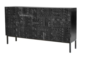 Bufet inferior maro din lemn 150 cm Hieroglyph Giner y Colomer