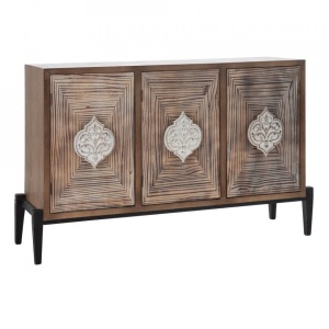 Bufet inferior maro din lemn de brad si MDF 133 cm Tuen The Home Collection (Copy 1)