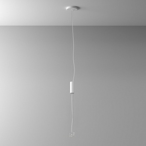 Cablu si pavilion alb din metal Zon Universal Maytoni