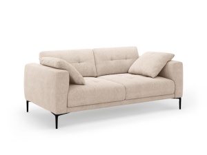 Canapea bej nisipiu din textil pentru 3 persoane Bemy Structural Micadoni