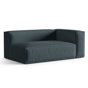 Canapea modulara albastru petrol din textil pentru 3 persoane Nuria Right Structural Micadoni
