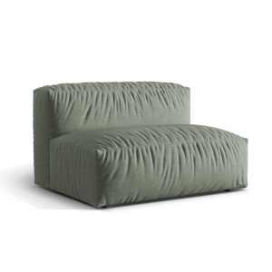 Canapea modulara verde muschi din textil pentru 1 persoana Martina Middle L Micadoni