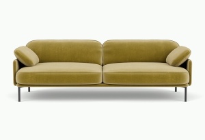 Canapea verde fistic din textil pentru 3 persoane Regular Royal Pistache - 52 FEST