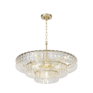 Candelabru auriu mat din metal cu 9 becuri Boulder Maytoni