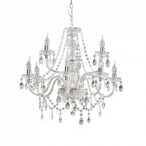 Candelabru din plastic acrilic cu 9 becuri Diamonds Invicta Interior