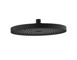 Cap de dus negru din plastic Softwater Wenko