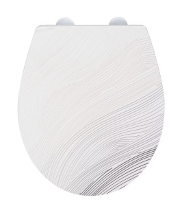 Capac pentru toaleta multicolor din fibre sintetice Menin Wenko
