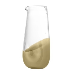 Carafa transparenta/aurie din sticla 1.25 L Ballard Bloomingville