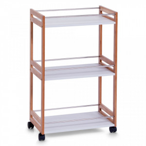 Carucior alb/maro din bambus Texas Zeller