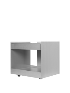 Carucior gri din metal Lager Low Ferm Living