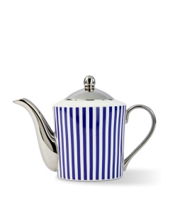 Ceainic alb/albastru din ceramica 1.1 L Aunty Pols Potten