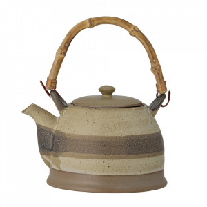 Ceainic maro din ceramica 1,1 L Solange Bloomingville