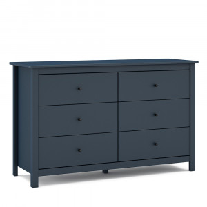 Comoda albastra din lemn 130 cm Misti Quiet Object