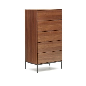Comoda maro 60 cm Vedrana Walnut Kave Home