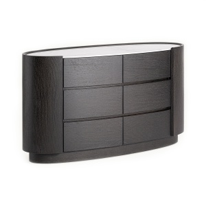 Comoda neagra 140 cm Isola Vical Home