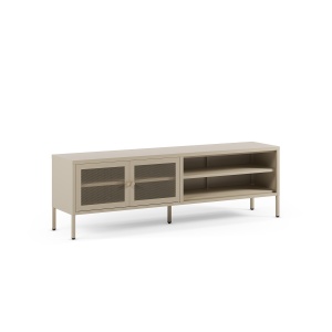 Comoda TV bej nisipiu din metal 160 cm Fayna The Home Collection