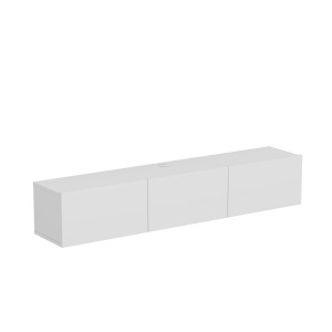 Comoda TV de perete alba 160 cm Denby The Home Collection