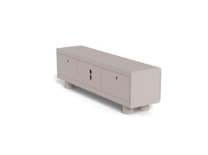 Comoda TV gri 160 cm Magee Quiet Object
