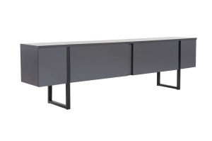 Comoda TV gri antracit/neagra 180 cm Serenity Nordure