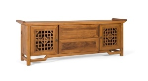 Comoda TV maro din lemn 180 cm Orvieto Giner y Colomer