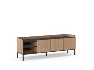 Comoda TV maro din metal 160 cm Adara The Home Collection