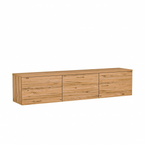 Comoda TV pentru perete maro 160 cm Neon Iluminated The Home Collection
