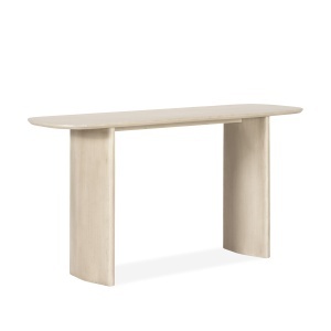 Consola din lemn maro deschis 150 cm Yadiel Thai Natura