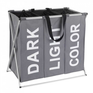Cos de rufe gri din fibre sintetice 130 L Trio Wenko