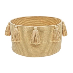 Cos galben miere din bumbac Tassels Large Lorena Canals