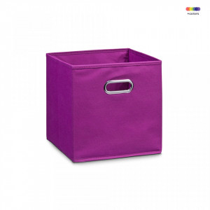 Cos mov din fleece Storage Box Purple Zeller