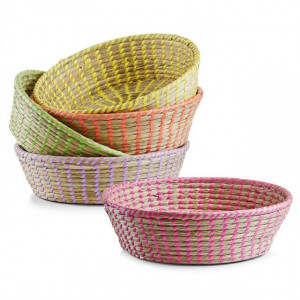 Cos roz din fibre naturale Donna Zeller