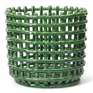 Cos verde din ceramica Chiara Large Ferm Living