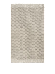 Covor alb antic/negru din fibre naturale 200x300 cm Udo Ferm Living
