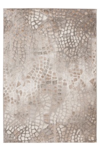 Covor bej/argintiu din fibre sintetice Milas Mosaic Lalee (diverse dimensiuni)