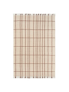 Covor bej/maro aluna din fibre naturale 170x240 cm Sen Ferm Living