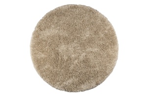 Covor crem din fibre naturale 200 cm Hairy Dutchbone