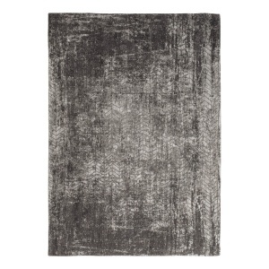 Covor gri din fibre sintetice Harlem Contrast Louis de Poortere (diverse dimensiuni)