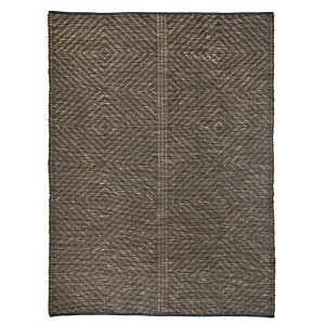 Covor gri/maro din fibre naturale 180x270 cm Rue Madam Stoltz