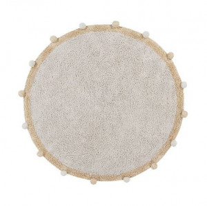 Covor pentru copii crem/galben miere din bumbac 120 cm Bubbly Lorena Canals