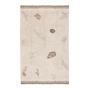 Covor pentru copii multicolor din bumbac 140x200 cm Pine Forest Lorena Canals